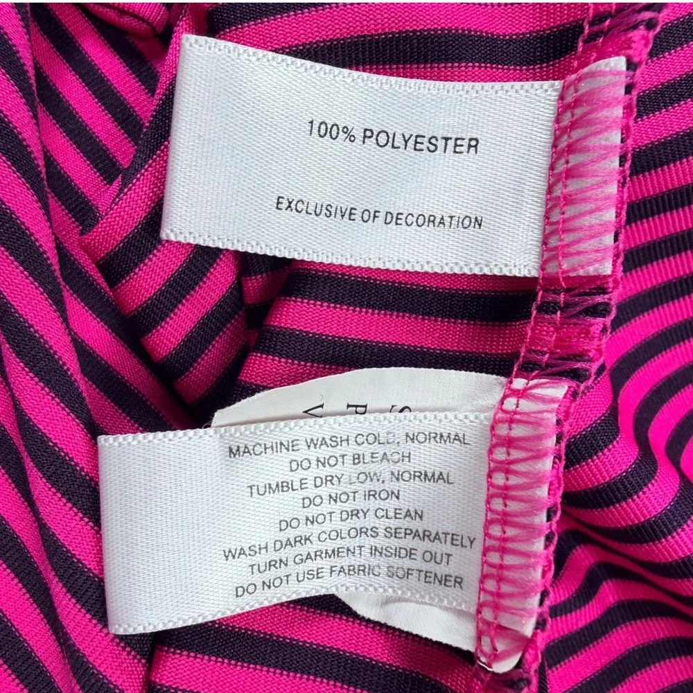 Cutter & Buck Polo Shirt Mens Medium Pink‎ Striped Excellent Short Sleeve Golf